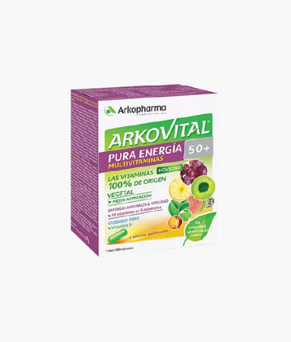 Arkovital Pura Energia 50 + Senior 60 Comprimidos