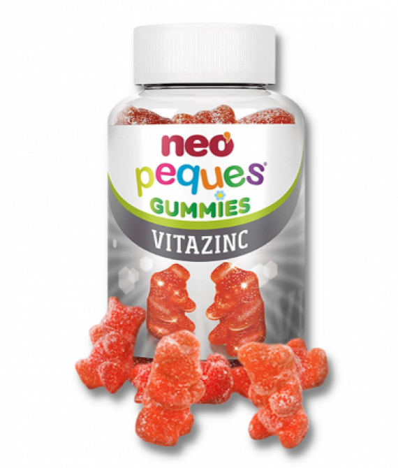 Neo Peques Gummies Vitazinc 30 Caramelos Masticables Sabor Fresa