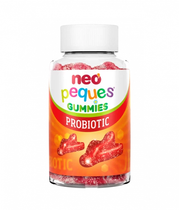 Neo Peques Gummies Probiotic 30 Caramelos Masticables Sabor Fresa