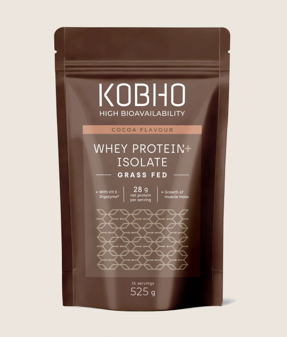 Proteína Whey Aislada Grass Fed Sabor Chocolate 90% Pureza