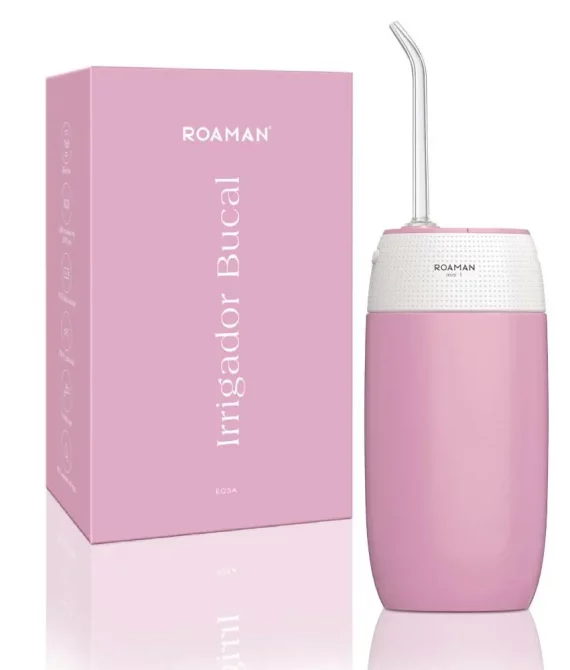 Irrigador Dental Eléctrico Roaman MINI Rosa
