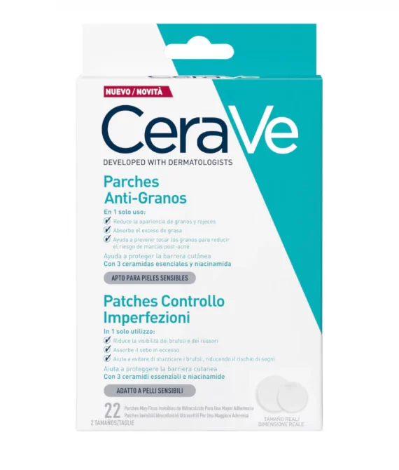 CeraVe Parches Anti-Imperfectos Hidrocoloides 22 ud