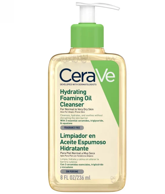 CeraVe Limpiador en Aceite Espumoso Hidratante