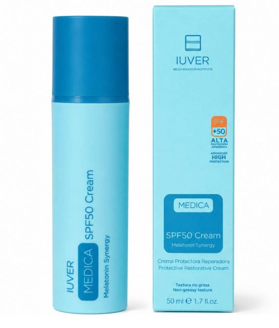 IUVER MEDICA SPF50 Cream Crema Facial Fotoprotectora SPF50+ 50 ml